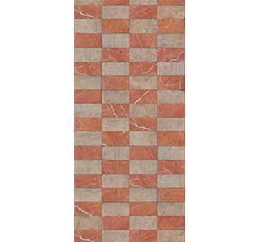 Rullegardin kjøkken geometriske beige fliser - Tenstickers