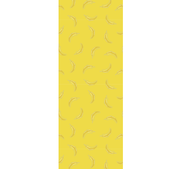 Rullegardin kjøkken med bananmønsterdesign - Tenstickers