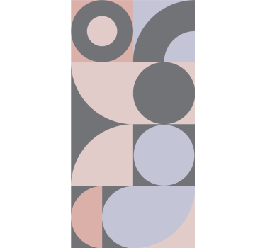 Rullegardin kjøkken geometriske sirkler mønster - Tenstickers