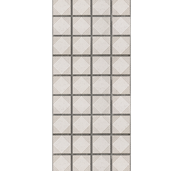 Rullegardin kjøkken hvite minimalistiske fliser - Tenstickers