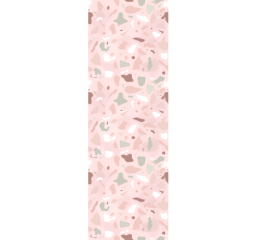 Rullegardin kjøkken rosa nyanser terrazzo mønster - Tenstickers
