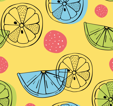 Citrusfrukter rullegardin kjøkken - Tenstickers
