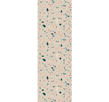 Rullegardin kjøkken håndmalt terrazzo mønster - Tenstickers