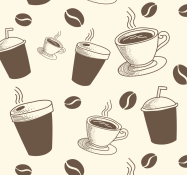 Rullegardin kjøkken kaffehvit-turkis - Tenstickers