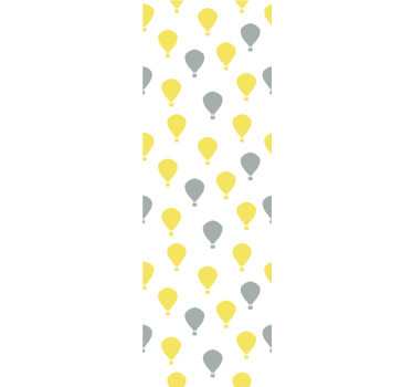 Rullegardin barn med mønster av luftballonger - Tenstickers