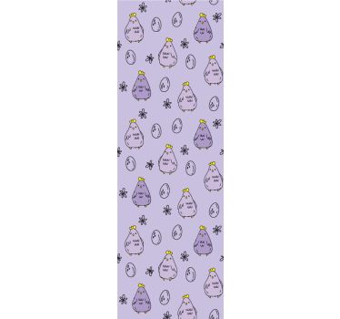 Rullegardin barn kyllingmønster design - Tenstickers
