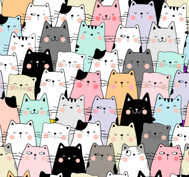 Rullegardin barn katter - Tenstickers