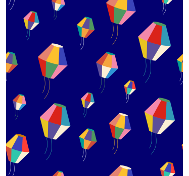 Rullegardin barn med luftballonger - Tenstickers