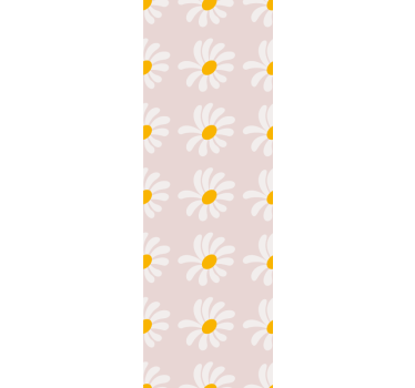 Rullegardin barn bohemsk blomsterillustrasjon - Tenstickers
