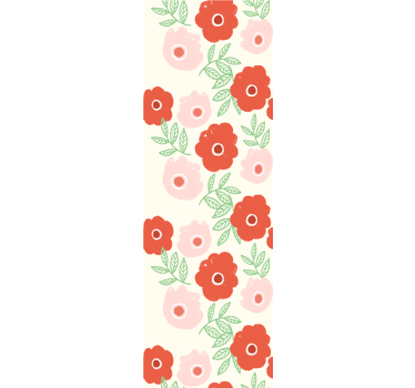 Rullegardin barn anemoneblomst mønster - Tenstickers
