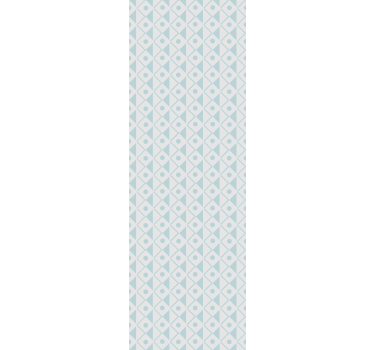 Rullegardin barn med blå og hvite rhombuser - Tenstickers