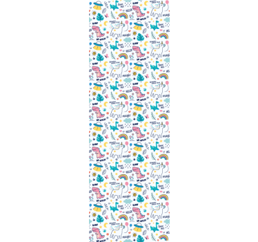 Rullegardin barn håndtegnede illustrasjoner - Tenstickers