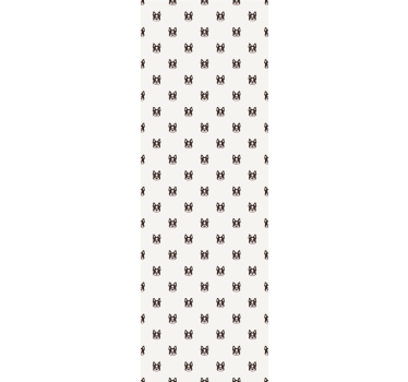 Rullegardin barn med fransk bulldog tegneserie design - Tenstickers