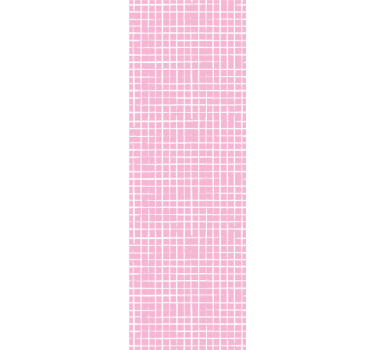 Rullegardin barn rosa og hvite striper - Tenstickers