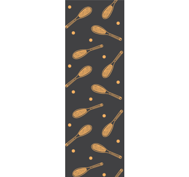 Rullegardin barn oransje racketer - Tenstickers