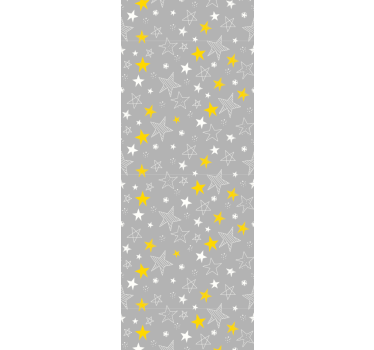 Rullegardin barn pantone stjerner - Tenstickers
