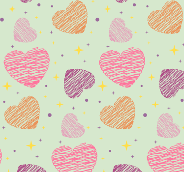 Rullegardin barn rosa hjerter - Tenstickers