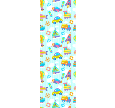 Rullegardin barn søtt bildesign - Tenstickers