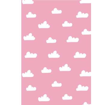 Rosa mønster sky rullegardin - Tenstickers