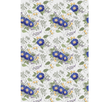 Multiflowers klassisk rullegardin - Tenstickers
