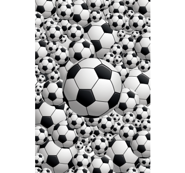 Scoring hvit fotballidrett rullegardin - Tenstickers