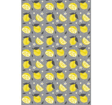 Sitron frukt mønster originale rullegardin - Tenstickers