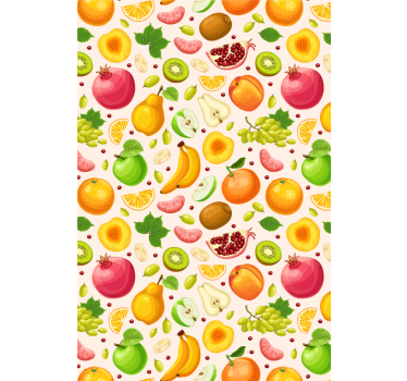 Fruktskiver rullegardin grønnsaker - Tenstickers