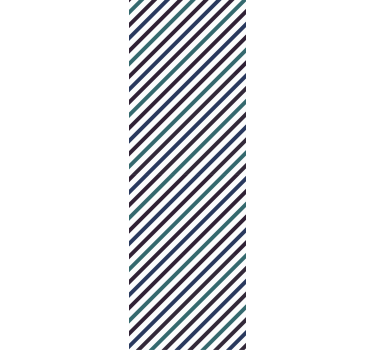 Diagonalt stripemønster rullegardin kjøkken - Tenstickers