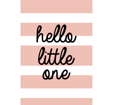 Hei lille en barn rullegardin - Tenstickers