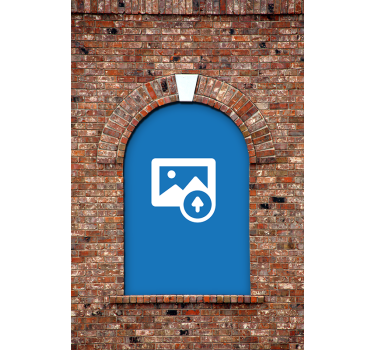 Personlig 3d-bue personlig rullegardin - Tenstickers