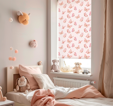 Akvarell sommerfugler rullegardin sommerfugl - Tenstickers
