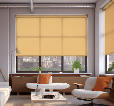 Beige rullegardin stue - Tenstickers