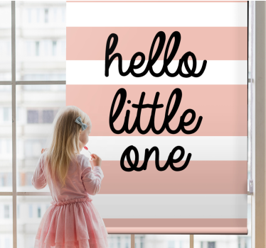 Hei lille en barn rullegardin - Tenstickers