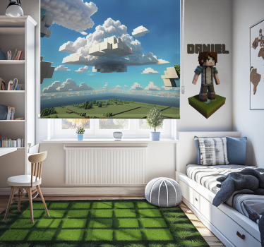 Himmel av kuber barn rullegardin - Tenstickers