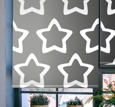 Metall stjerne gradient moderne rullegardin - Tenstickers