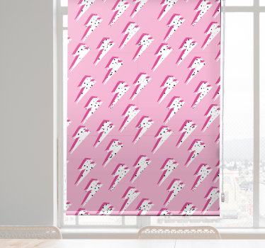 Rosa lyn ungdom rullegardin - Tenstickers