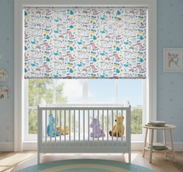 Rullegardin barn håndtegnede illustrasjoner - Tenstickers