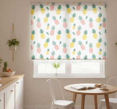Rullegardin kjøkken ananas mønster fruktdesign - Tenstickers