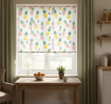 Rullegardin kjøkken ananasmønster fruktdesign - Tenstickers