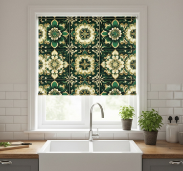 Rullegardin kjøkken botaniske mosaikkfliser - Tenstickers