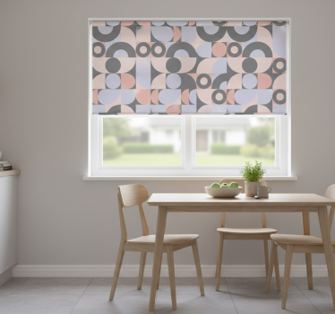 Rullegardin kjøkken geometriske sirkler mønster - Tenstickers