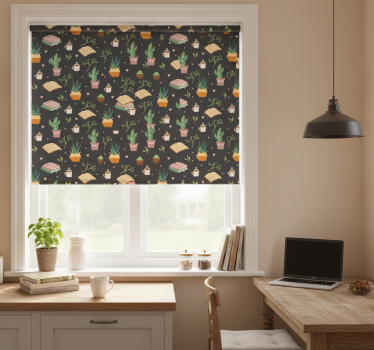 Rullegardin kjøkken kaffe og bøker - Tenstickers