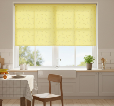 Rullegardin kjøkken med bananmønsterdesign - Tenstickers