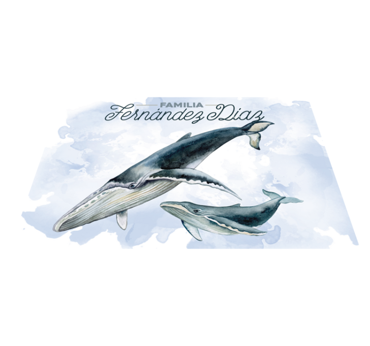 Hvalfamilie fisk spisebrikker - Tenstickers