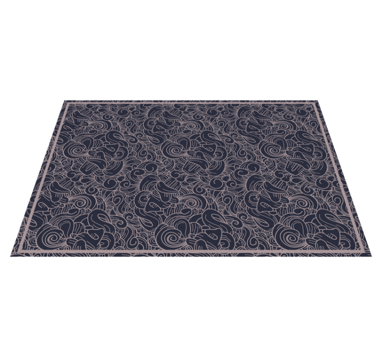 Abstrakte paisley utskrifter paisley spisebrikker - Tenstickers