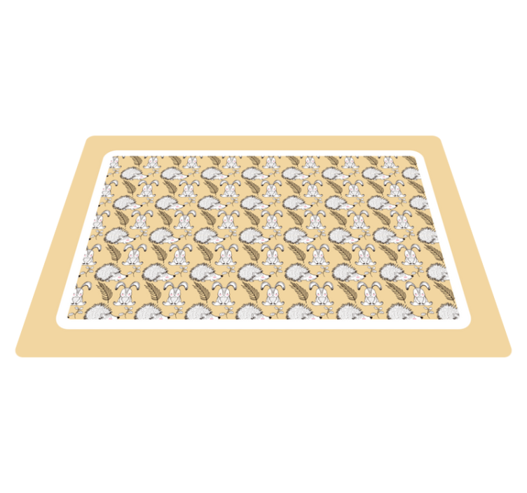 Søte tegneseriefigurer spisebrikke spedbarn - Tenstickers