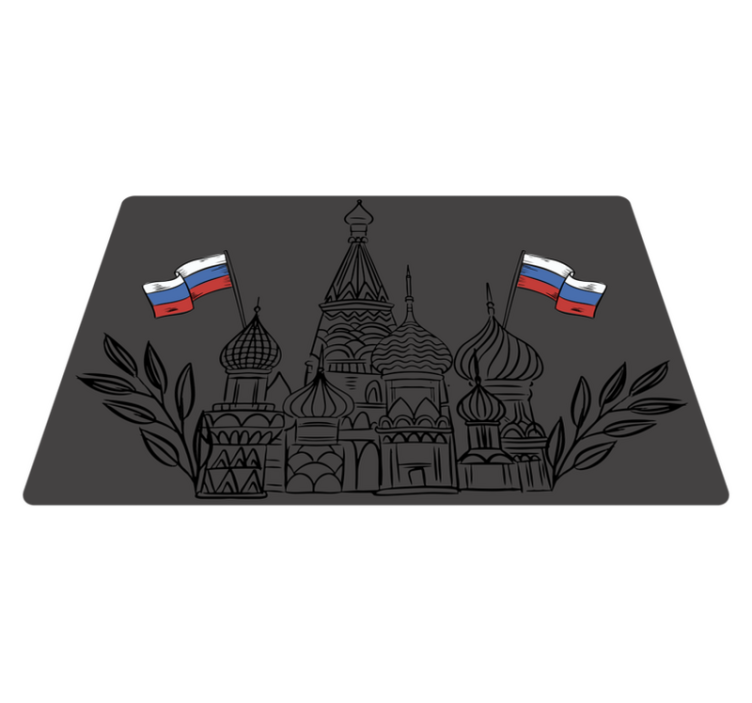 Spisebrikke original russiske arkitektoniske silhuetter - Tenstickers