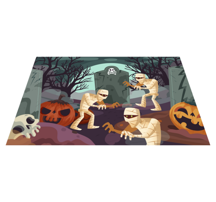 Skumle mumier halloween spisebrikker - Tenstickers