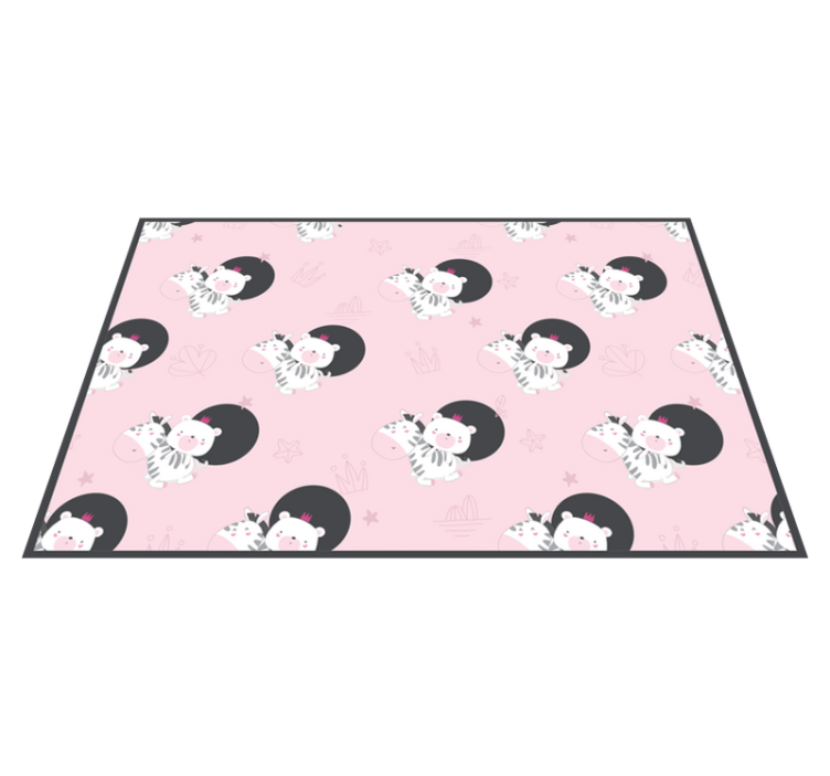 Spisebrikke spedbarn søte zebraillustrasjoner - Tenstickers