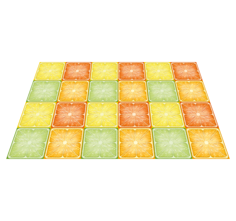 Spisebrikke original sitrusskive mønster - Tenstickers